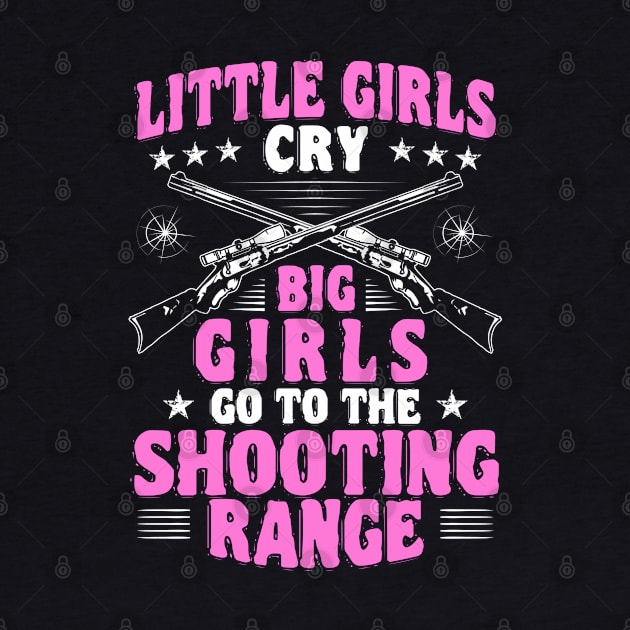 Shooting Range Shooter Girls Guns Gun Club Gift by Krautshirts